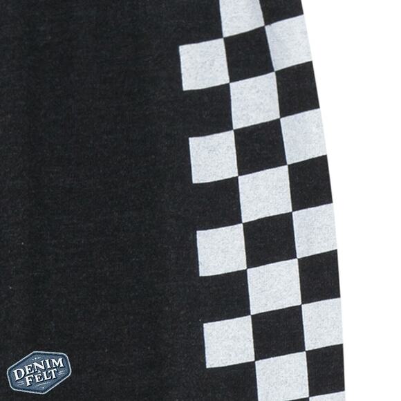 Aviator Natiom Womens Black/White Checkered Leg Sweatpants/ Joggers | PRELOVED - Picture 9 of 16